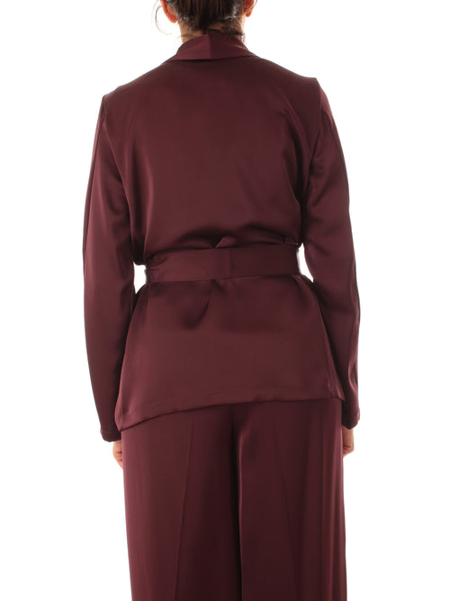 Iblues PARANA blazer morbido da donna bordeaux