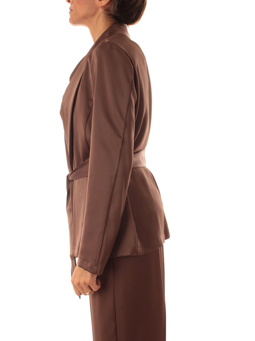 Iblues PARANA blazer morbido da donna testa di moro