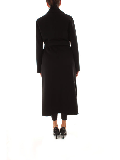 Iblues REUS cappotto doppiopetto da donna nero