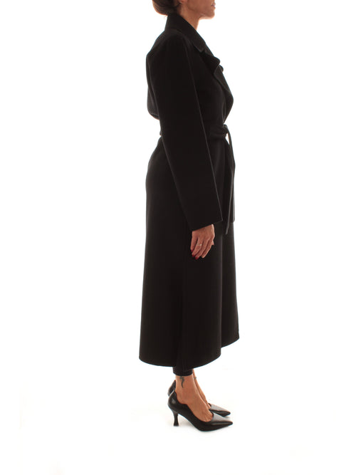 Iblues REUS cappotto doppiopetto da donna nero