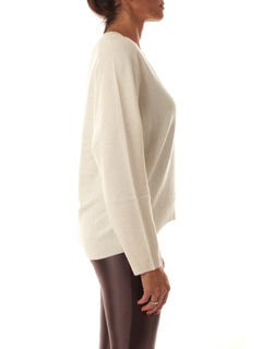 Iblues GAFF maglia misto cashmere da donna off white