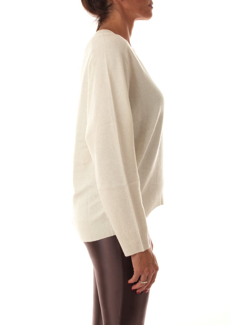 Iblues GAFF maglia misto cashmere da donna off white
