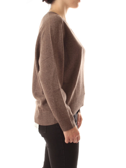 Iblues GAFF maglia misto cashmere da donna noce