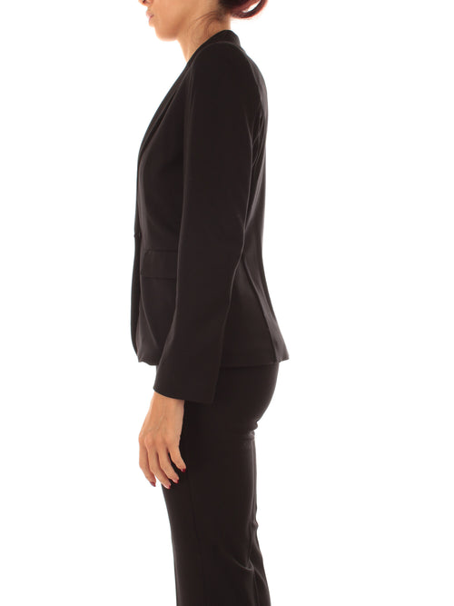 Emme Marella GAMMA giacca in jersey da donna nero