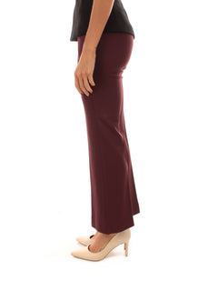 Emme Marella FLARE pantalone dritto da donna bordeaux