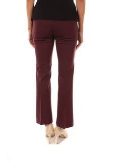 Emme Marella FLARE pantalone dritto da donna bordeaux