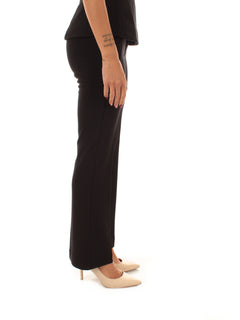 Emme Marella FLARE pantalone dritto da donna nero