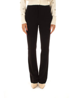 Emme Marella CHIOMA pantaloni semi flare da donna nero