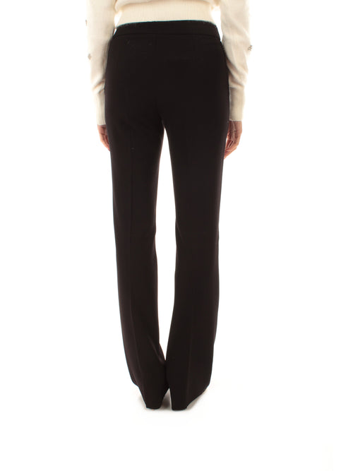 Emme Marella CHIOMA pantaloni semi flare da donna nero