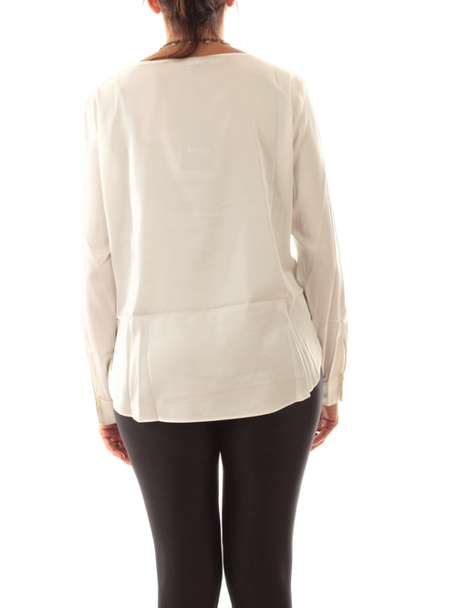 Emme Marella MADERA blusa da donna burro
