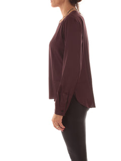 Emme Marella MADERA blusa da donna bordeaux