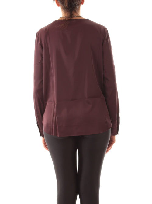 Emme Marella MADERA blusa da donna bordeaux