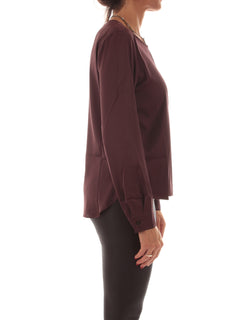 Emme Marella MADERA blusa da donna bordeaux