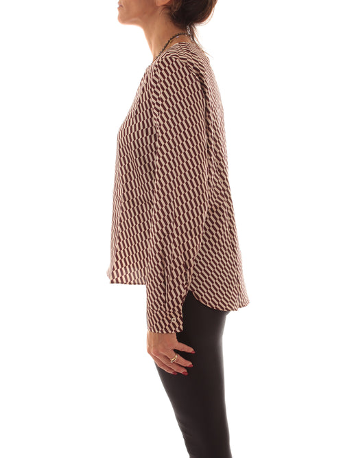 Emme Marella JIMCO2 blusa da donna bordeaux
