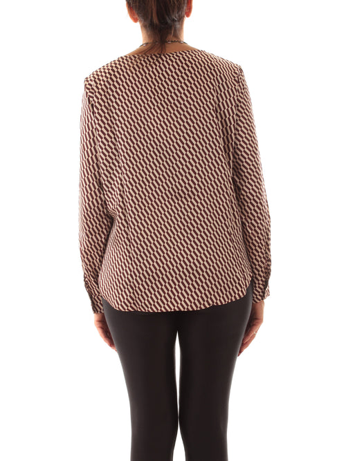 Emme Marella JIMCO2 blusa da donna bordeaux