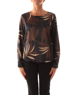 Emme Marella JIMCO blusa da donna blu foglia
