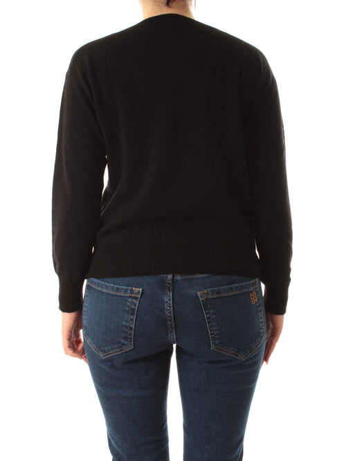 Emme Marella DIMITRI maglia in misto cashmere da donna nero