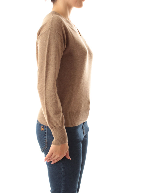 Emme Marella DIMITRI maglia in misto cashmere da donna tortora