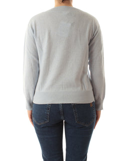 Emme Marella DIMITRI maglia in misto cashmere da donna azzurro