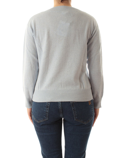 Emme Marella DIMITRI maglia in misto cashmere da donna azzurro