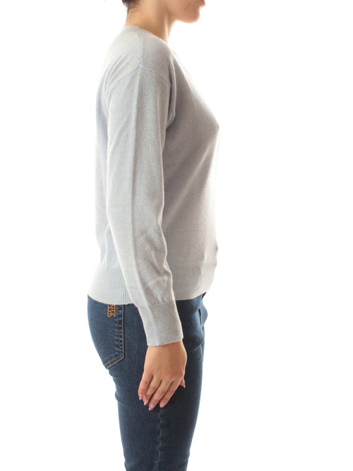 Emme Marella DIMITRI maglia in misto cashmere da donna azzurro