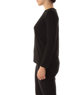 Emme Marella POLPO T-shirt con manica lunga da donna nero