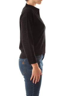 Emme Marella FAVILLE maglia oversize con lurex da donna nero