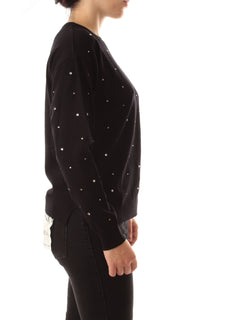Emme Marella EMBASSY maglia con cristalli da donna nero