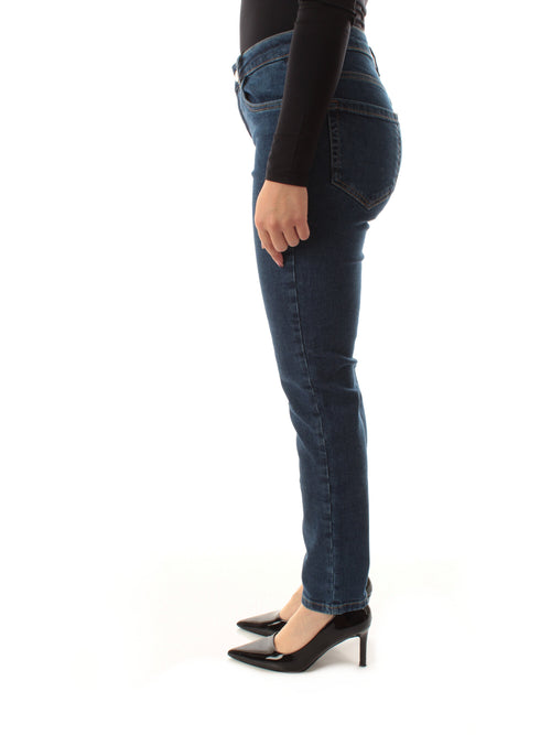 Emme Marella ORCHIDEA jeans skinny da donna blu medio