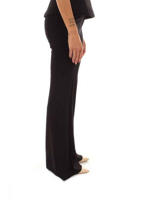 Iblues MARATEA pantalone a zampa da donna nero