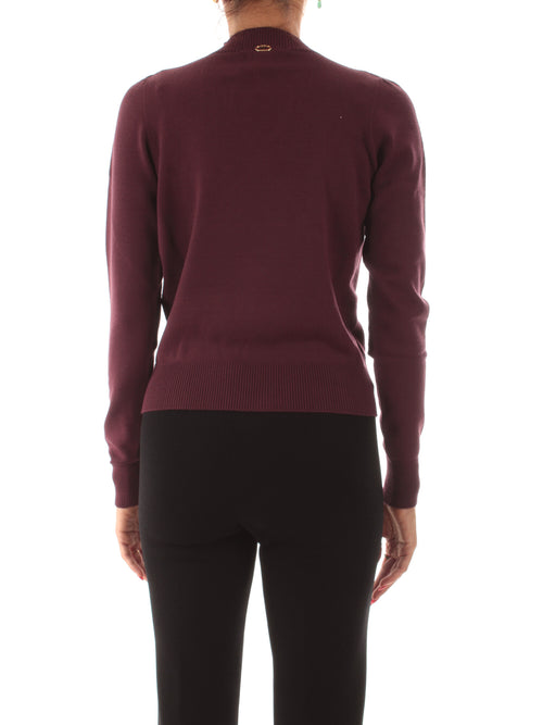 Twinset maglia con cut-out e incrocio da donna winetasting