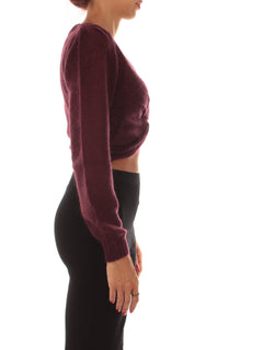 Twinset coprispalle in maglia misto mohair da donna winetasting