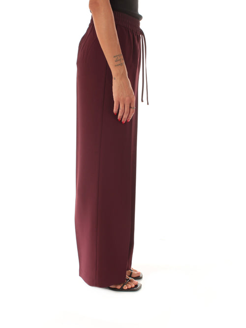 Twinset pantalone a palazzo a vita alta da donna winetasting