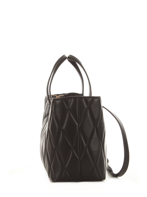 Twinset tote bag in simil pelle da donna nero