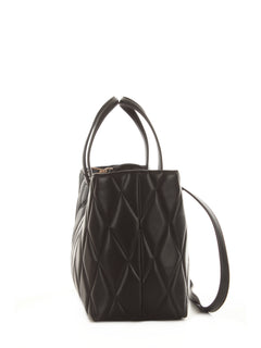 Twinset tote bag in simil pelle da donna nero