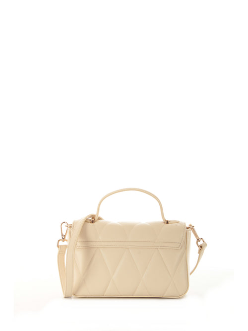Twinset borsa a tracolla in similpelle da donna parchment