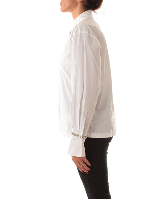 Iblues BRISTOL camicia da donna con ricami bianco