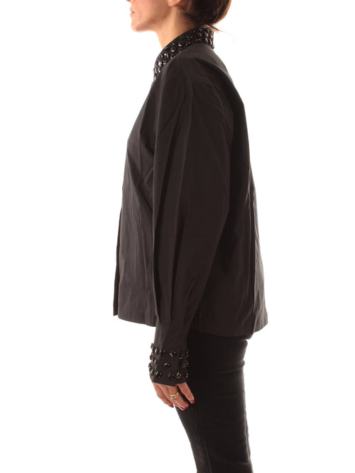 Iblues BRISTOL camicia da donna con ricami nero