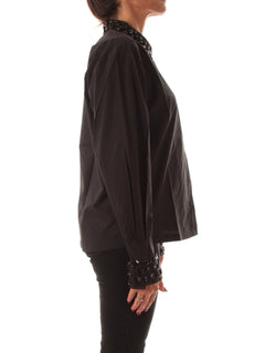 Iblues BRISTOL camicia da donna con ricami nero