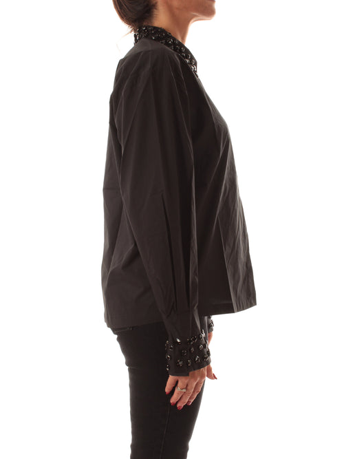 Iblues BRISTOL camicia da donna con ricami nero
