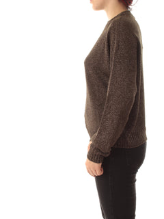 Iblues OCA maglia in filato lurex da donna oliva