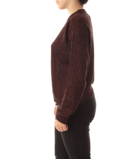 Iblues OCA maglia in filato lurex da donna moka