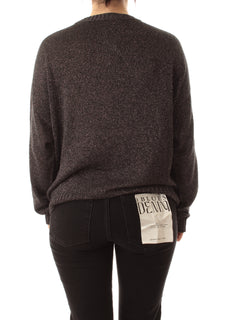 Iblues OCA maglia in filato lurex da donna asfalto