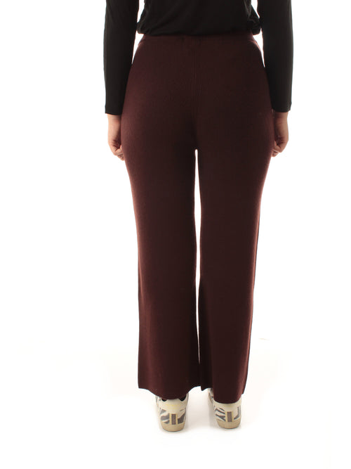 Iblues NANON pantalone in maglia da donna cioccolato