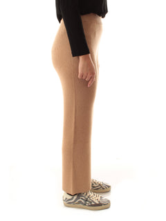 Iblues NANON pantalone in maglia da donna camel