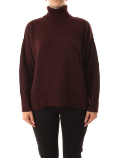 Iblues SELCE maglia dolcevita da donna cioccolato