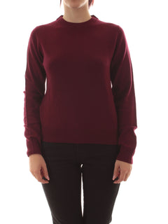 Iblues CEMBALLO maglia in lana da donna burgundy