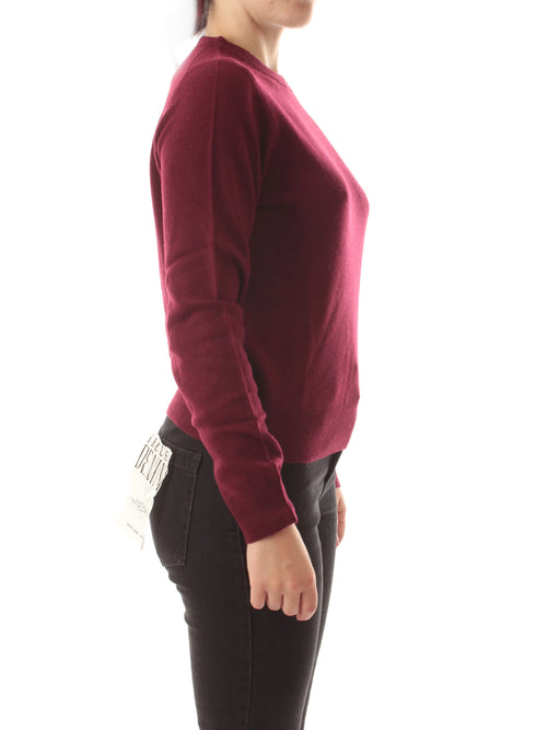 Iblues CEMBALLO maglia in lana da donna burgundy
