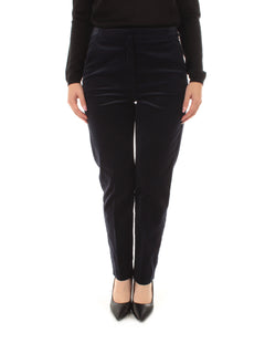Iblues GOMMOSO pantaloni semiaderenti da donna blu notte
