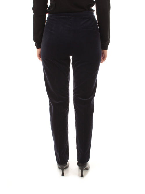Iblues GOMMOSO pantaloni semiaderenti da donna blu notte